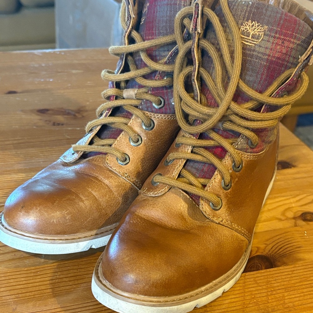 Timberland Pendleton Collab Brown Leather Ankle B… - image 3